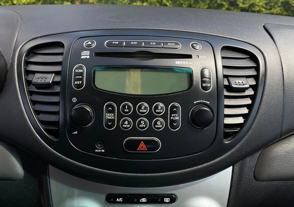 Hyundai i10 cena 11900 przebieg: 115000, rok produkcji 2010 z Łomża małe 22